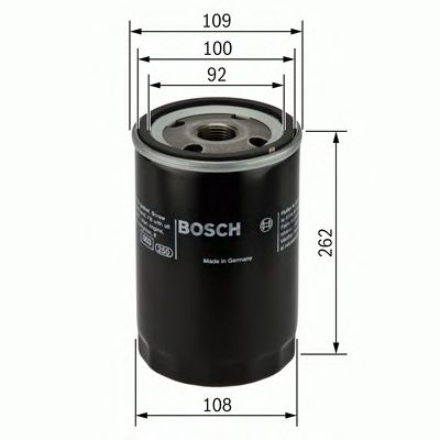 F026407043 BOSCH Фільтр оливи P70431
