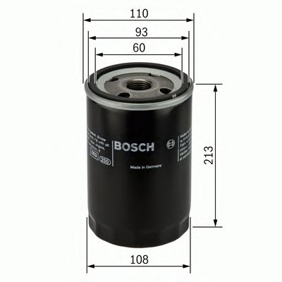 F026407049 BOSCH Фільтр оливи P70491