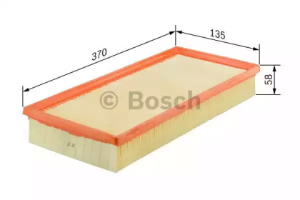 1457433058 BOSCH Фільтр повітря S30581
