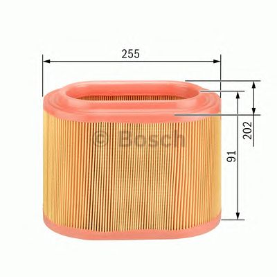 1457433311 BOSCH Фільтр повітря S33111