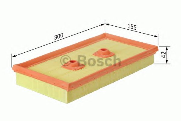 1457433315 BOSCH Фільтр повітря S33152