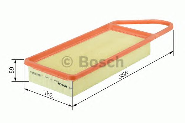 1457433591 BOSCH Фільтр повітря S35911