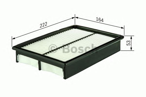 1987429123 BOSCH Фільтр повітря S91231