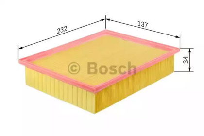 F026400101 BOSCH Фільтр повітря S01011