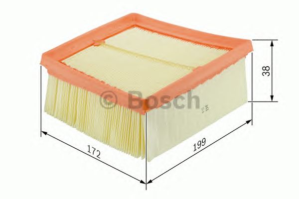 F026400110 BOSCH Фільтр повітря S01101