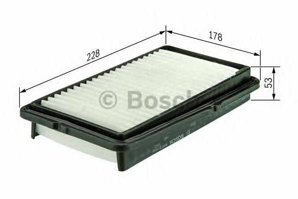 F026400125 BOSCH Фільтр повітря S01251