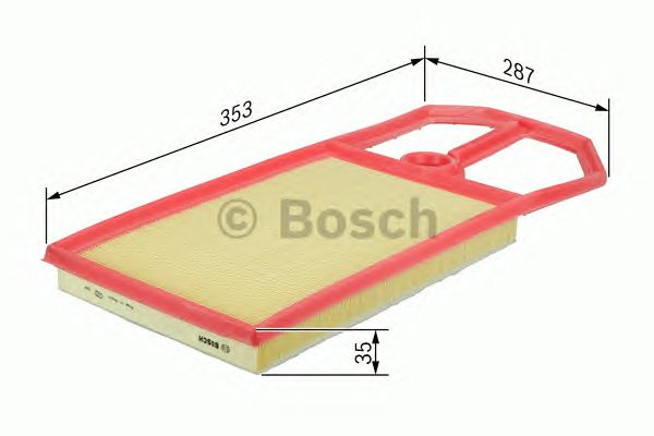 F026400148 BOSCH Фільтр повітря S01481