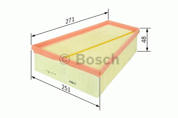 F026400149 BOSCH Фільтр повітря S01491