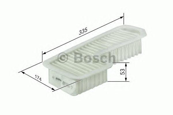 F026400158 BOSCH Фільтр повітря S01581