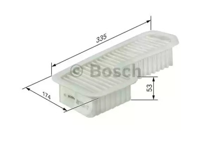 F026400158 BOSCH Фільтр повітря S01581