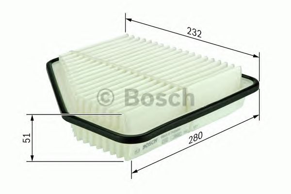 F026400162 BOSCH Фільтр повітря S01621