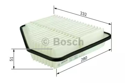 F026400162 BOSCH Фільтр повітря S01621