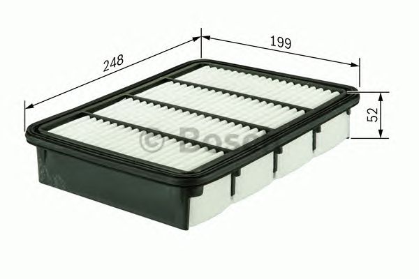 F026400165 BOSCH Фільтр повітря S01651