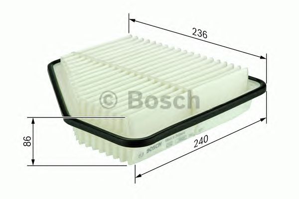 F026400176 BOSCH Фільтр повітря S01761