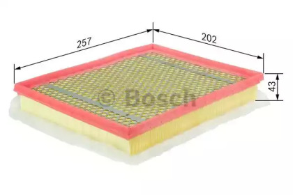 F026400301 BOSCH Фільтр повітря S03011