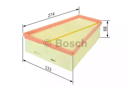 F026400343 BOSCH Фільтр повітря S03431