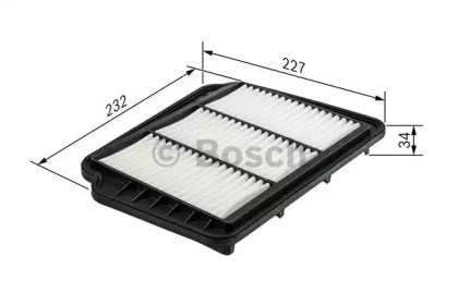 F026400407 BOSCH Фільтр повітря1