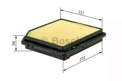 F026400456 BOSCH Фільтр повітря S04561