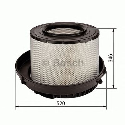F026400088 BOSCH Фільтр повітря S00881