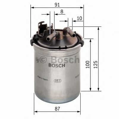 0450906426 BOSCH Фільтр палива N64261
