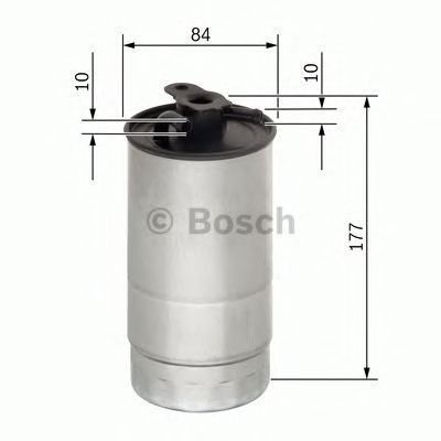 0450906451 BOSCH Фільтр палива N64511
