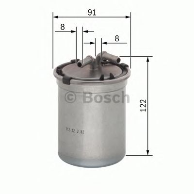 0450906464 BOSCH Фільтр палива N64641