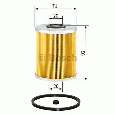 1457429656 BOSCH Фільтр палива N96561