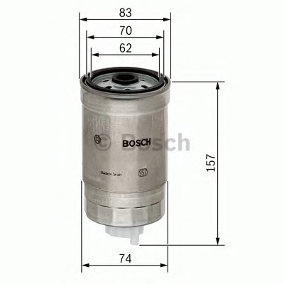 1457434194 BOSCH Фільтр палива N41941