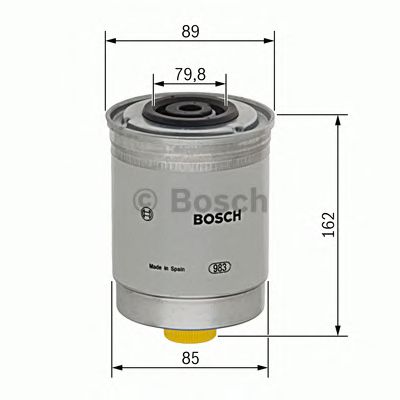 1457434408 BOSCH Фільтр палива N44081
