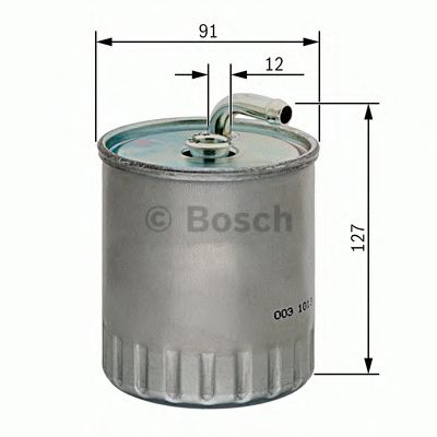 1457434416 BOSCH Фільтр палива N44161
