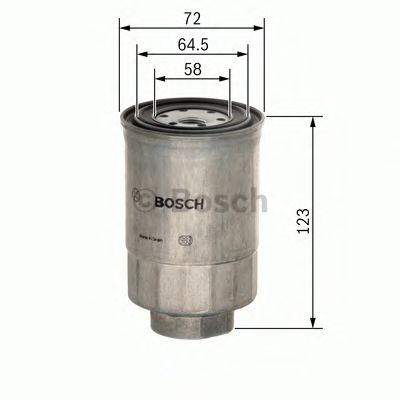 1457434440 BOSCH Фільтр палива N44401