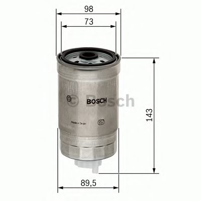 1457434459 BOSCH Фільтр палива1