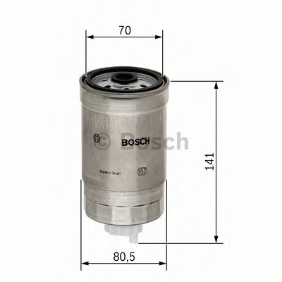 1457434511 BOSCH Фільтр палива N45111