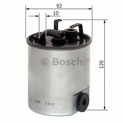 F026402003 BOSCH Фільтр палива1