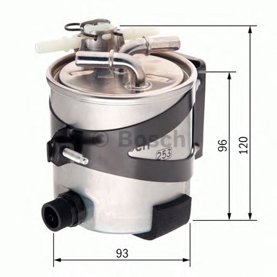 F026402016 BOSCH Фільтр палива N20161