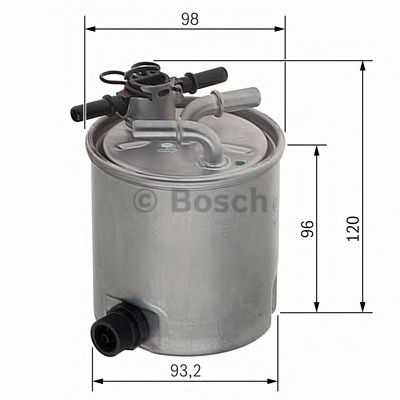 F026402019 BOSCH Фільтр палива1
