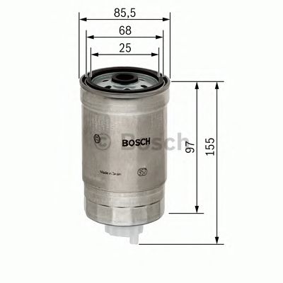 F026402048 BOSCH Фільтр палива1