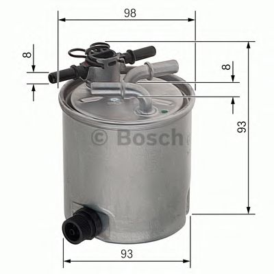 F026402072 BOSCH Фільтр палива1