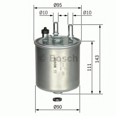 F026402081 BOSCH Фільтр палива1