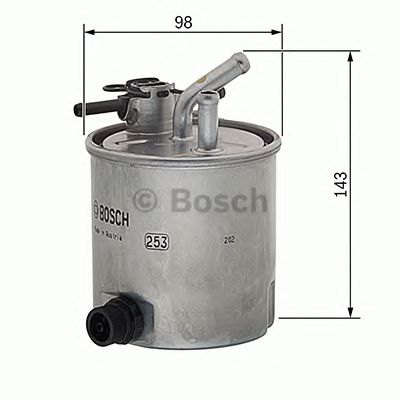 F026402849 BOSCH Фільтр палива1