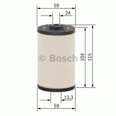1457431158 BOSCH Фільтр палива N11581