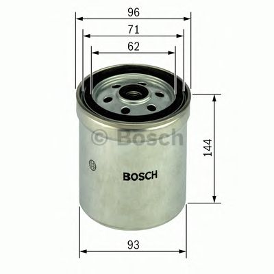 1457434421 BOSCH Фільтр палива N44211