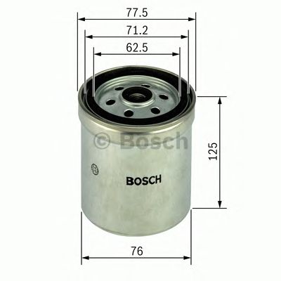 1457434432 BOSCH Фільтр палива N44321
