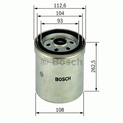 F026402017 BOSCH Фільтр палива N20171