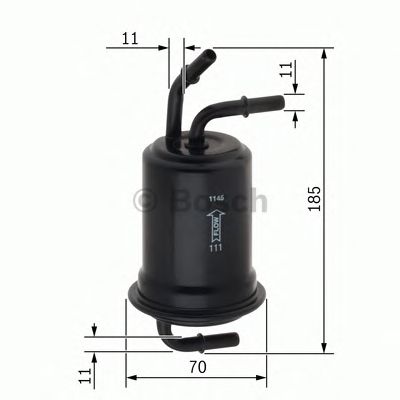 0450905970 BOSCH Фільтр палива F59701