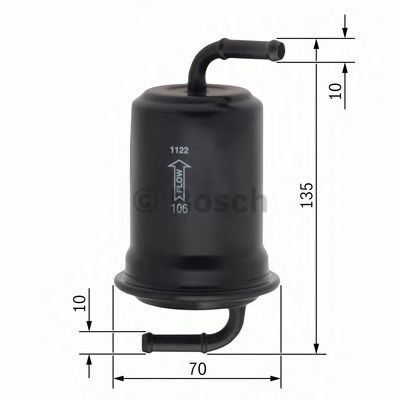0450905983 BOSCH Фільтр палива F59831