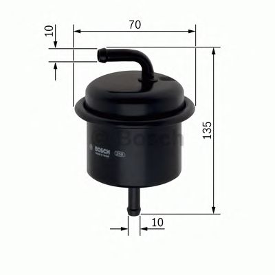 0986450106 BOSCH Фільтр палива F01061