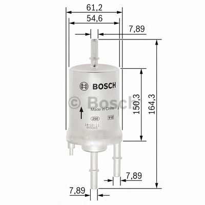 F026403006 BOSCH Фільтр палива F30061
