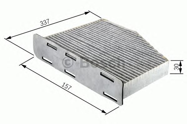 1987432048 BOSCH Фільтр салону M20481