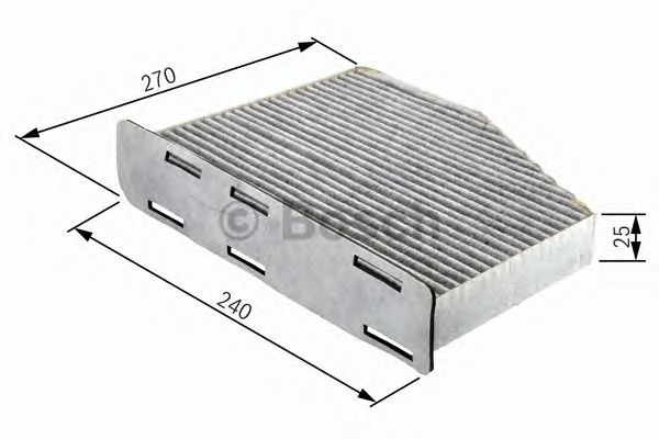 1987432064 BOSCH Фільтр салону M20640